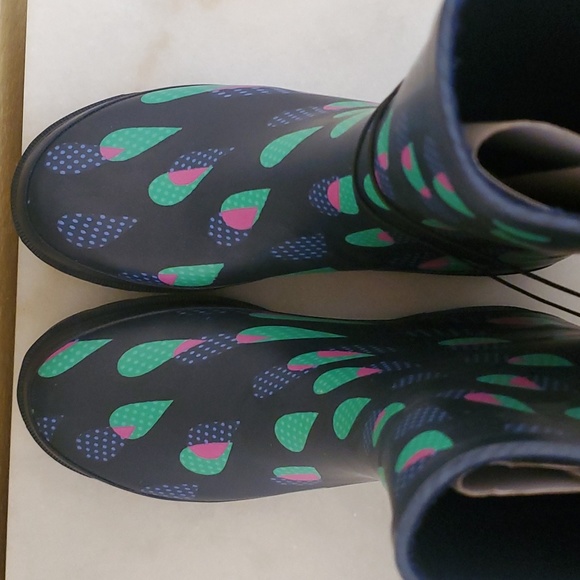 Name Your PRICE🔥Western Chief Indigo Dotty Downpour Rubber Rainboots size 6 - Picture 8 of 9